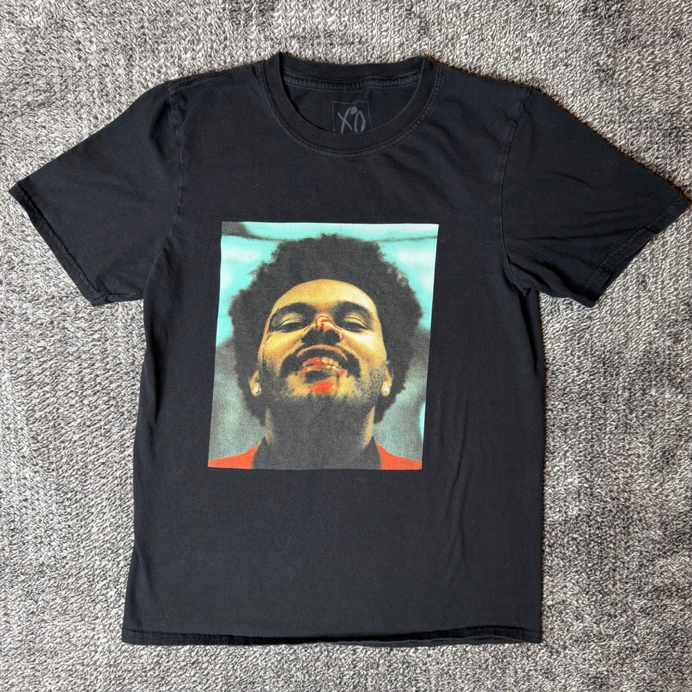 The Weeknd After Hours XO Tour Graphic T-Shirt Black Mens Small Bloody Face Tee